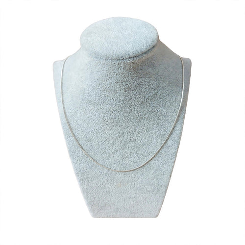925 Sterling Silber Schlangenhautkette 1,1 mm Unisex Kette fein